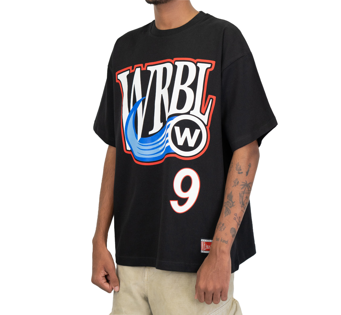 BLACK JERSEY T-SHIRT